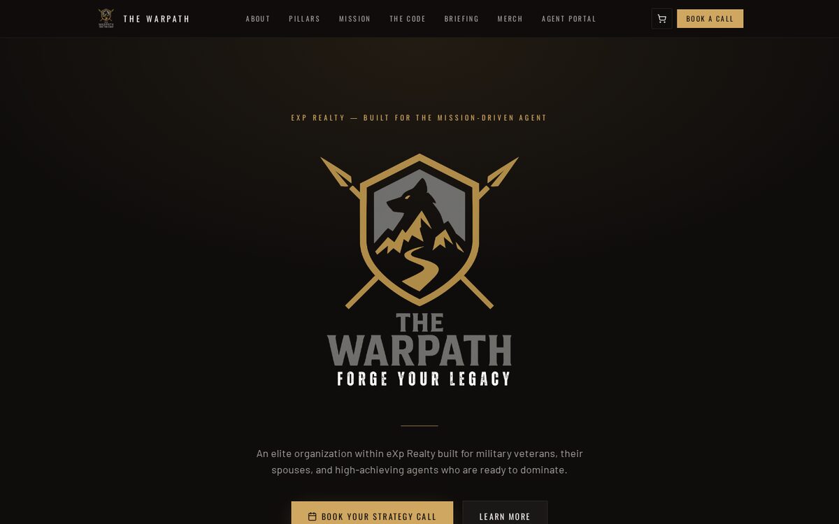 Homepage of The Warpath